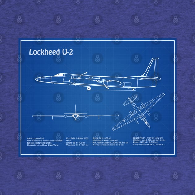 Lockheed U-2 Dragon Lady - AD by SPJE Illustration Photography